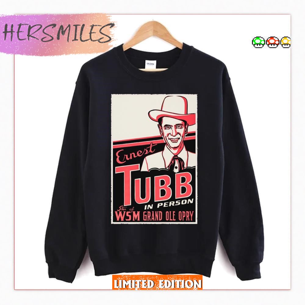 Ernest Tubb Drivin' Nails In My Coffin T-Shirt Ernest Tubb Drivin' Nails In My Coffin T-Shirt