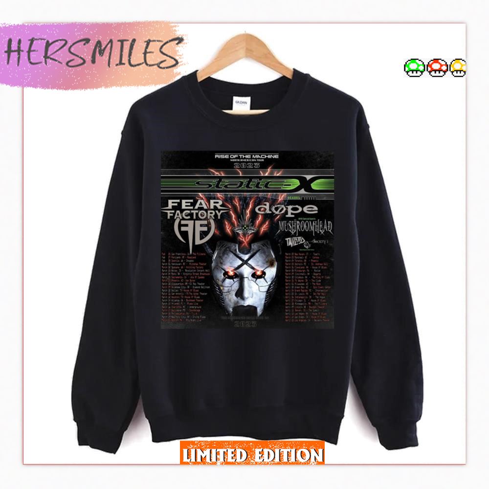 Fear Static Factory 2023 New Tour T-shirt Fear Static Factory 2023 New Tour T-shirt