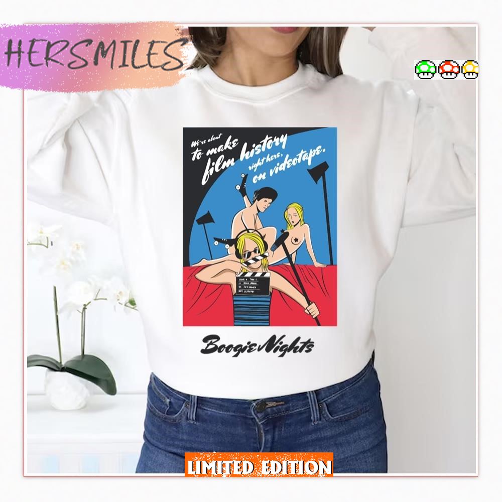 Film History Boogie Nights T-Shirt