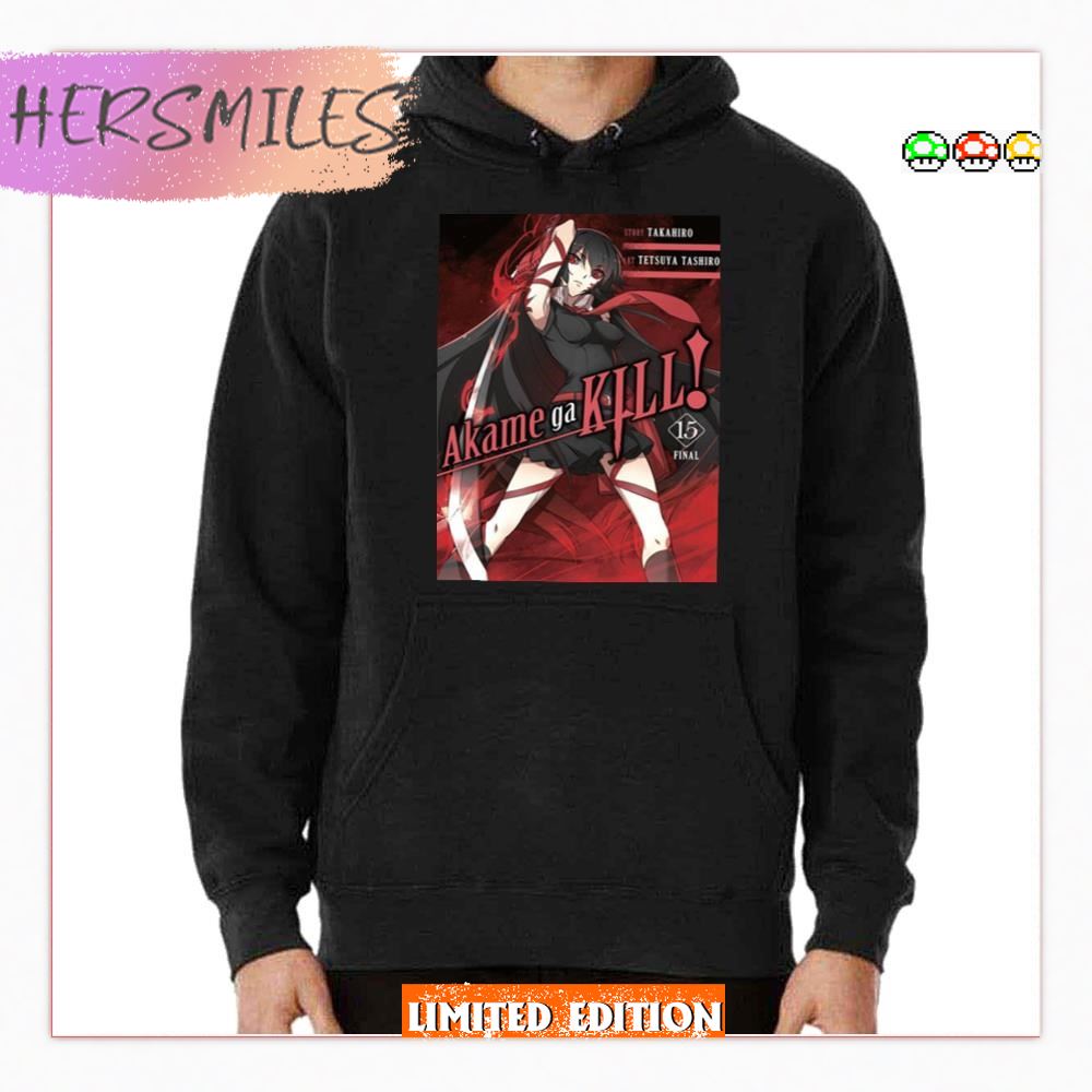 Final Manga Cover Akame Ga Kill T-shirt