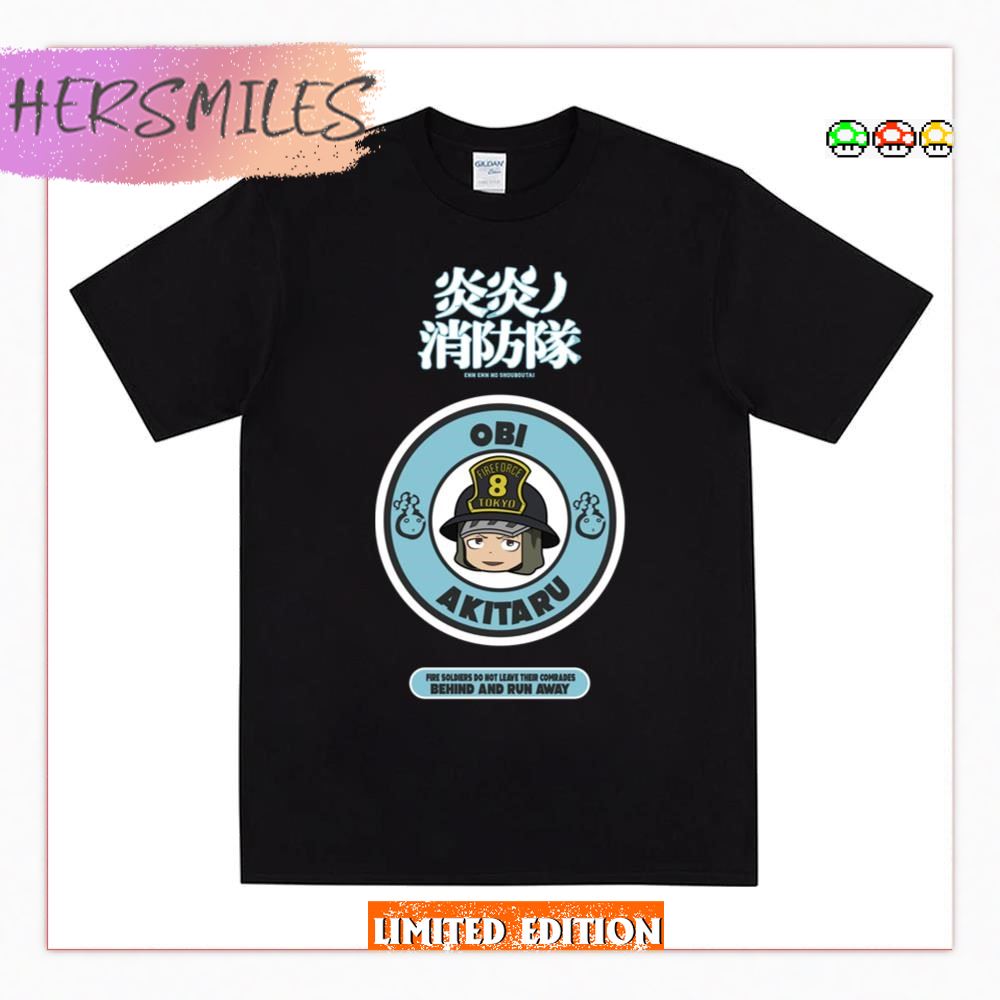 Fire Force Obi Akitaru Chibi T-shirt