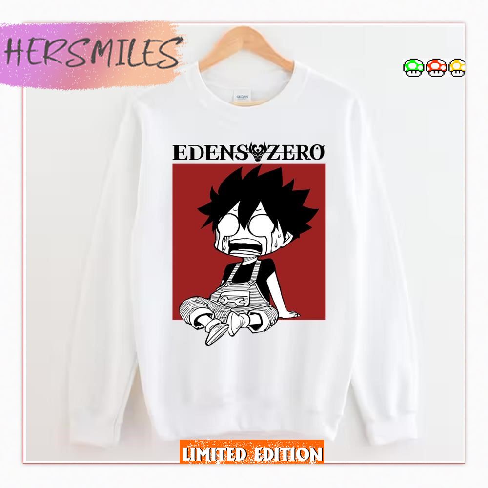 Funny Face Crying Shiki Granbell Edens Zero T-shirt