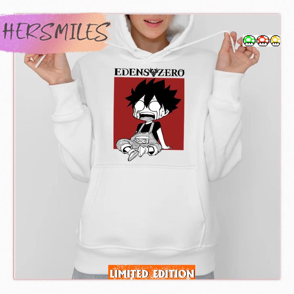 Funny Face Crying Shiki Granbell Edens Zero T-shirt