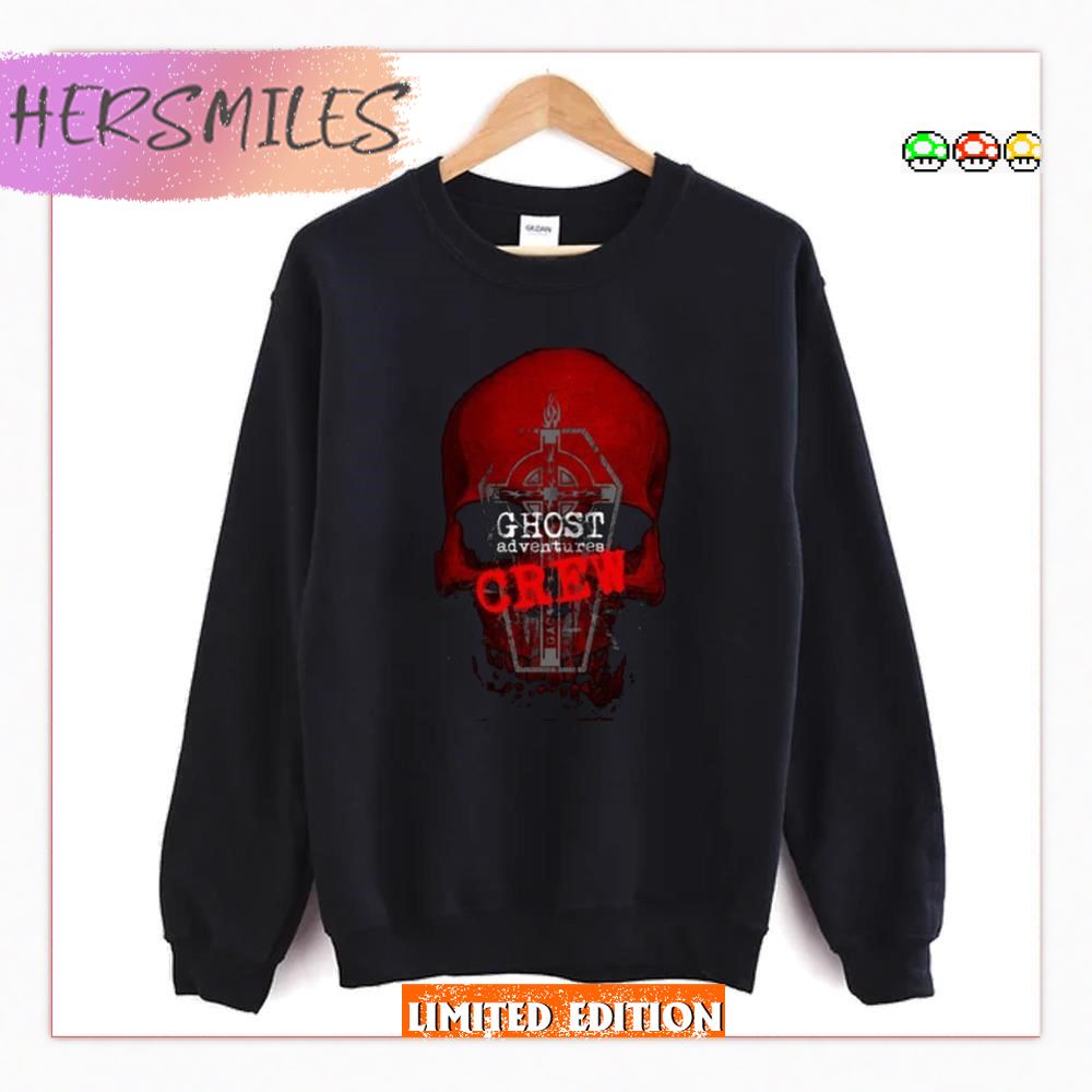 Ghost Adventures Crew Red Skull Art T-shirt