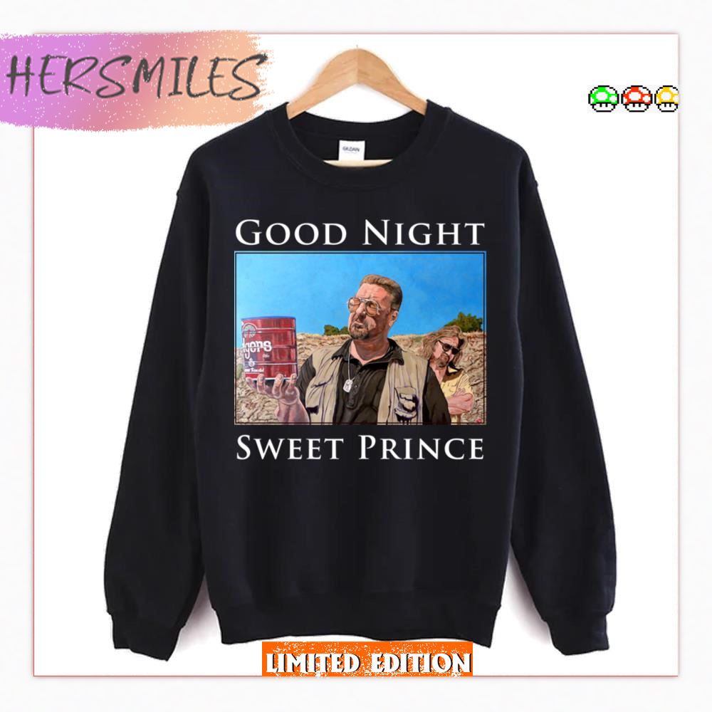 Good Night Sweet Prince The Big Lebowski T-Shirt Good Night Sweet Prince The Big Lebowski T-Shirt