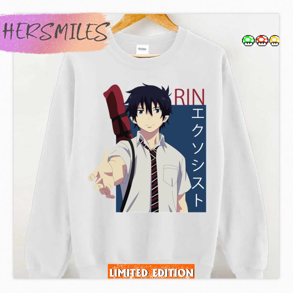 Graphic Design Rin Okumura Blue Exorcist Character  T-shirt