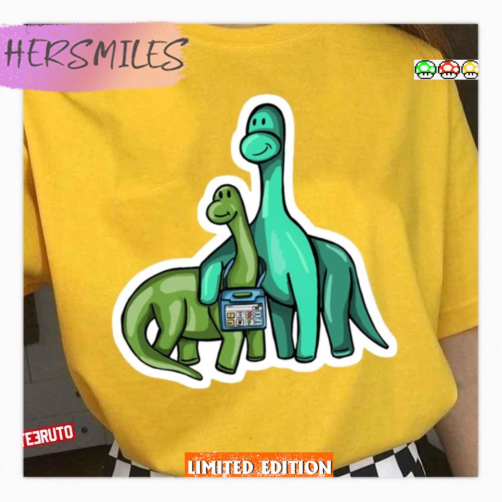 Green Dino With Aac Ipad T-Shirt