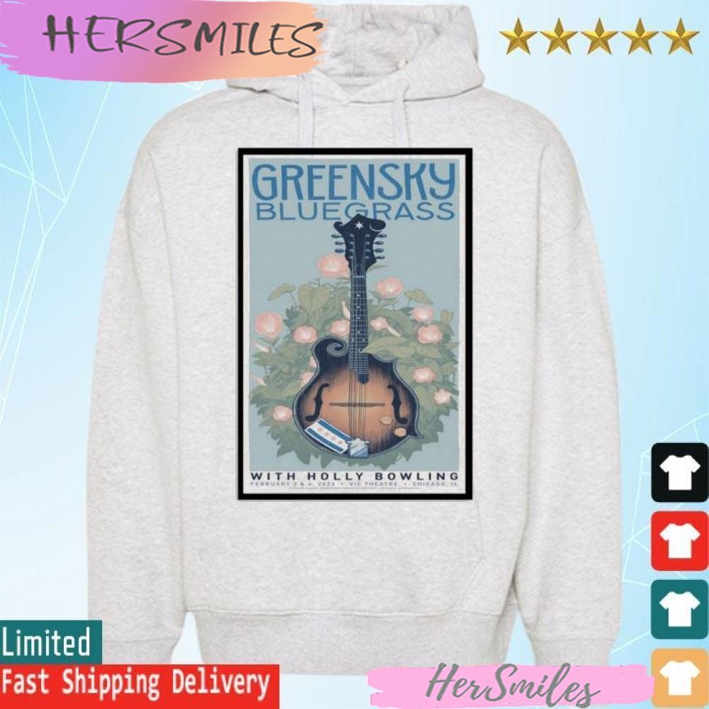 Greensky Bluegrass Chicago 2023, Feb 3rd &amp 4th, Vic Theater Chicago IL T-shirt