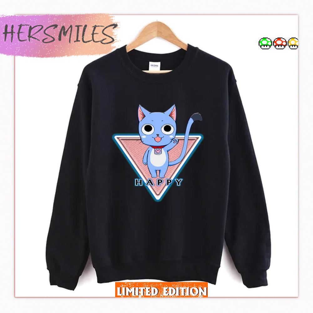 Happy Cat Simple Design Edens Zero T-shirt