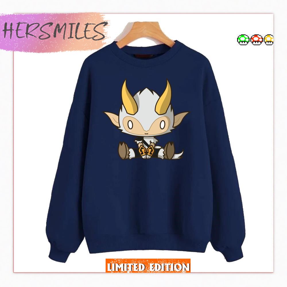 Horns Baby Smol Chibi Bean Skylander  T-shirt
