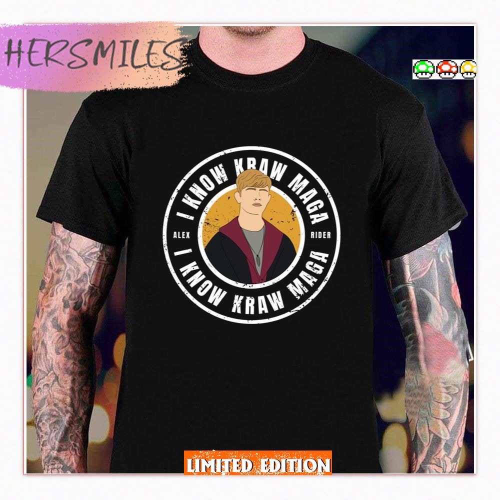 I Know Kraw Maga Alex Rider Otto Fanart T-shirt I Know Kraw Maga Alex Rider Otto Fanart T-shirt