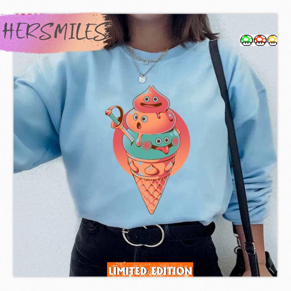 Ice Slimes Quest Dragon Quest  T-shirt