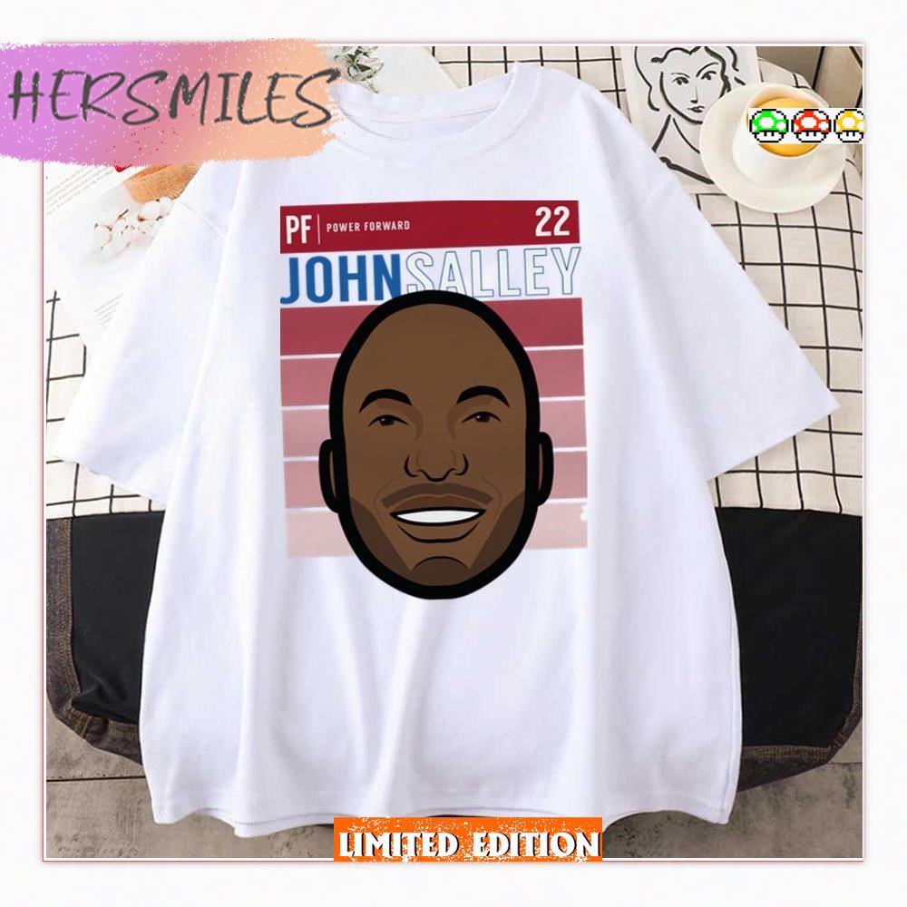 John Salley Fade Basketball Design T-Shirt