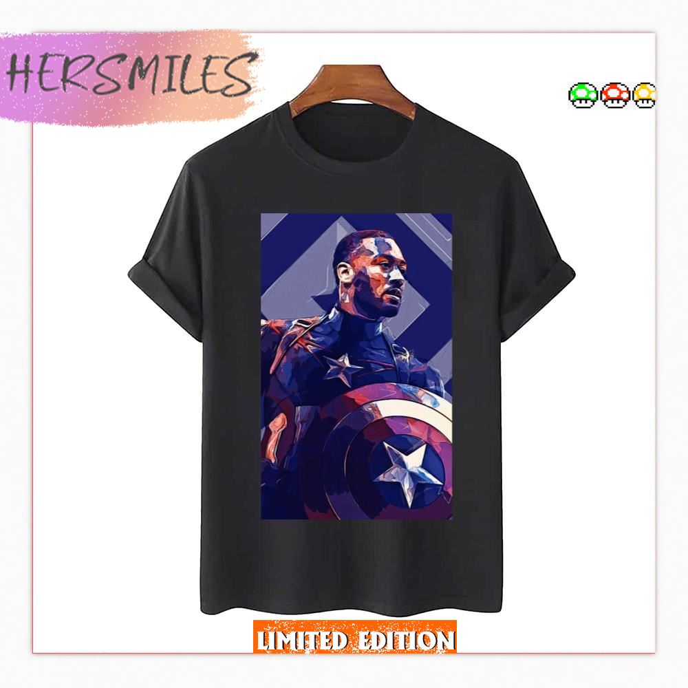 John Wall Art Design Comics Captain American T-Shirt