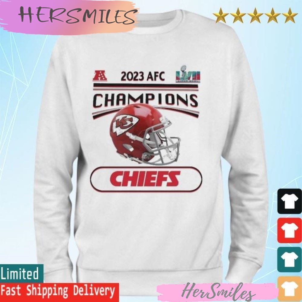 Kansas City Chiefs Super Bowl LVII 2023 AFC Conference Champions T-shirt Kansas City Chiefs Super Bowl LVII 2023 AFC Conference Champions T-shirt