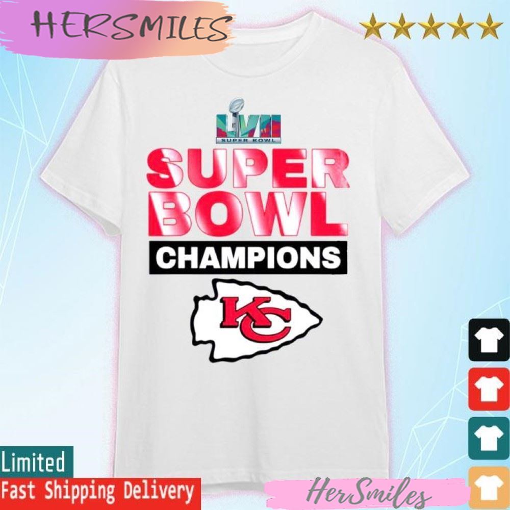 Kansas City Chiefs Super Bowl LVII 2023 Champions T-shirt