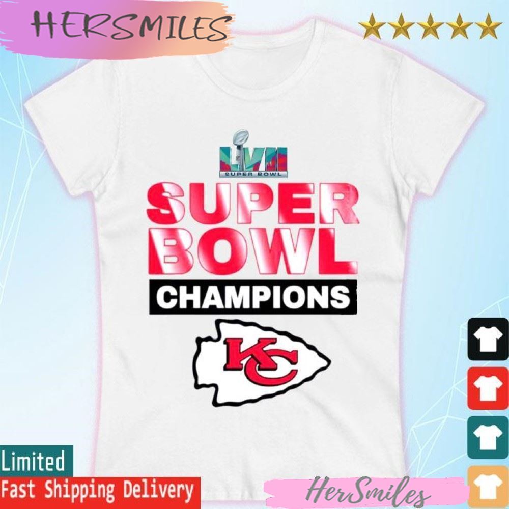 Kansas City Chiefs Super Bowl LVII 2023 Champions T-shirt Kansas City Chiefs Super Bowl LVII 2023 Champions T-shirt