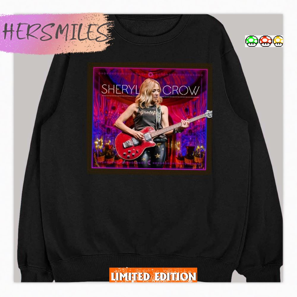 Kehadiranmu Sheryl Crow Bintang Relaxed Fit T-shirt