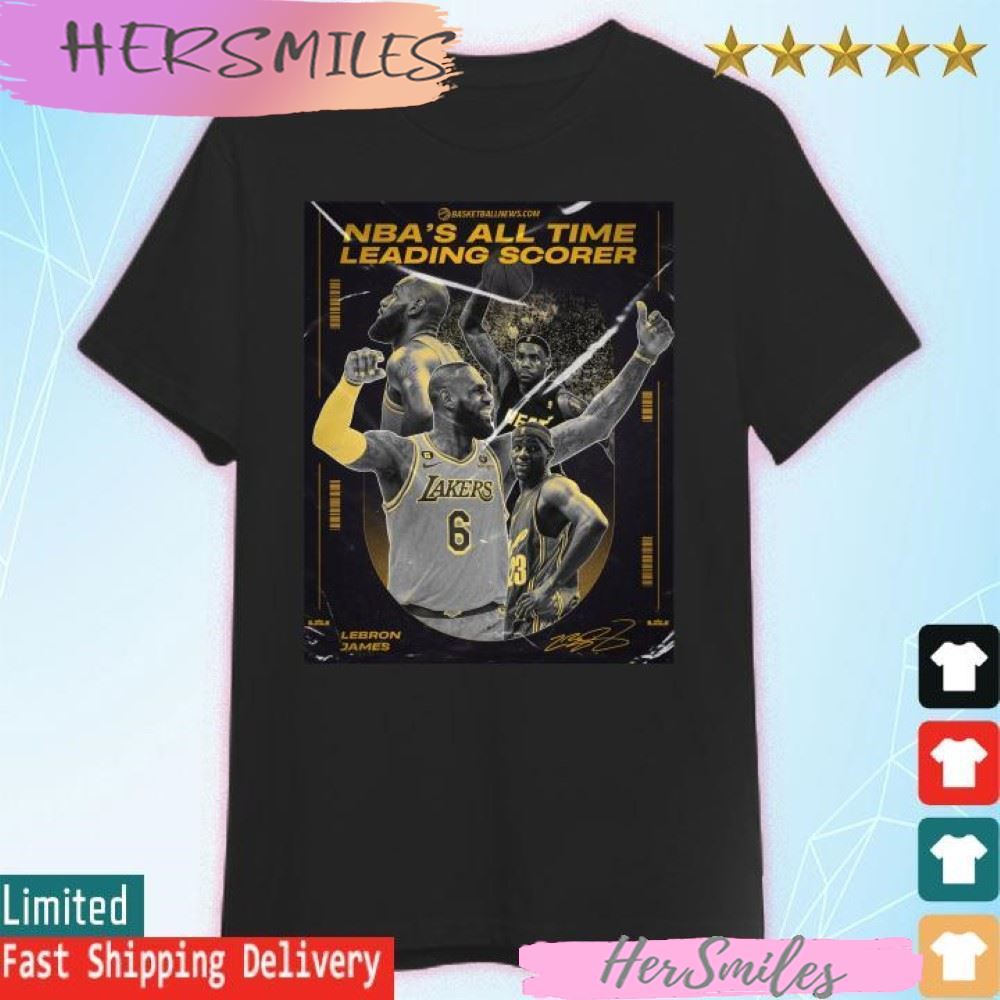 LeBron James NBA’s All time Leading scorer T-shirt