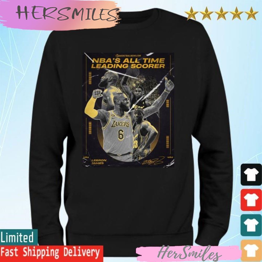 LeBron James NBA's All time Leading scorer T-shirt LeBron James NBA's All time Leading scorer T-shirt