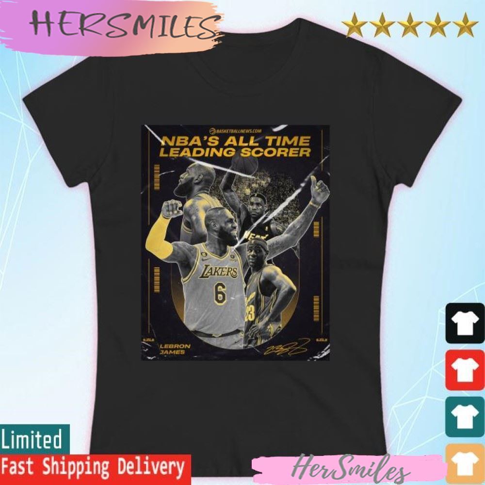 LeBron James NBA's All time Leading scorer T-shirt LeBron James NBA's All time Leading scorer T-shirt