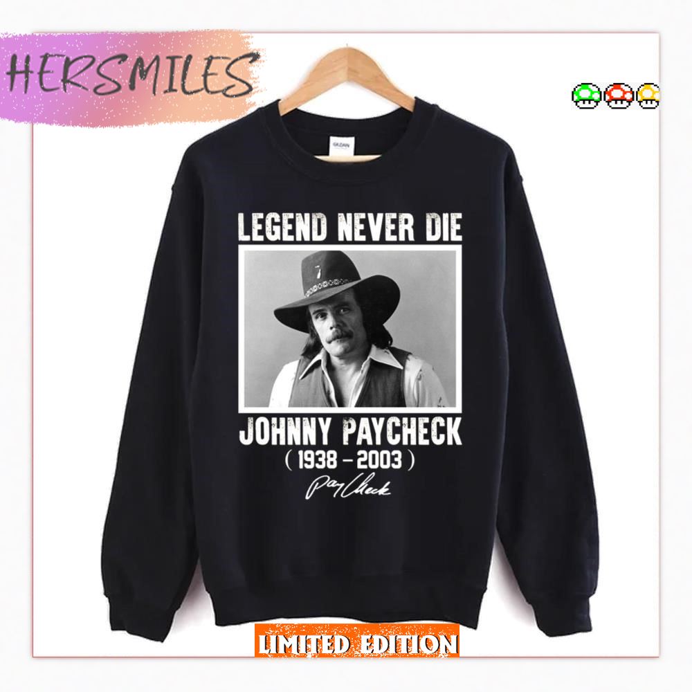 Legend Never Die Johnny Paycheck T-Shirt
