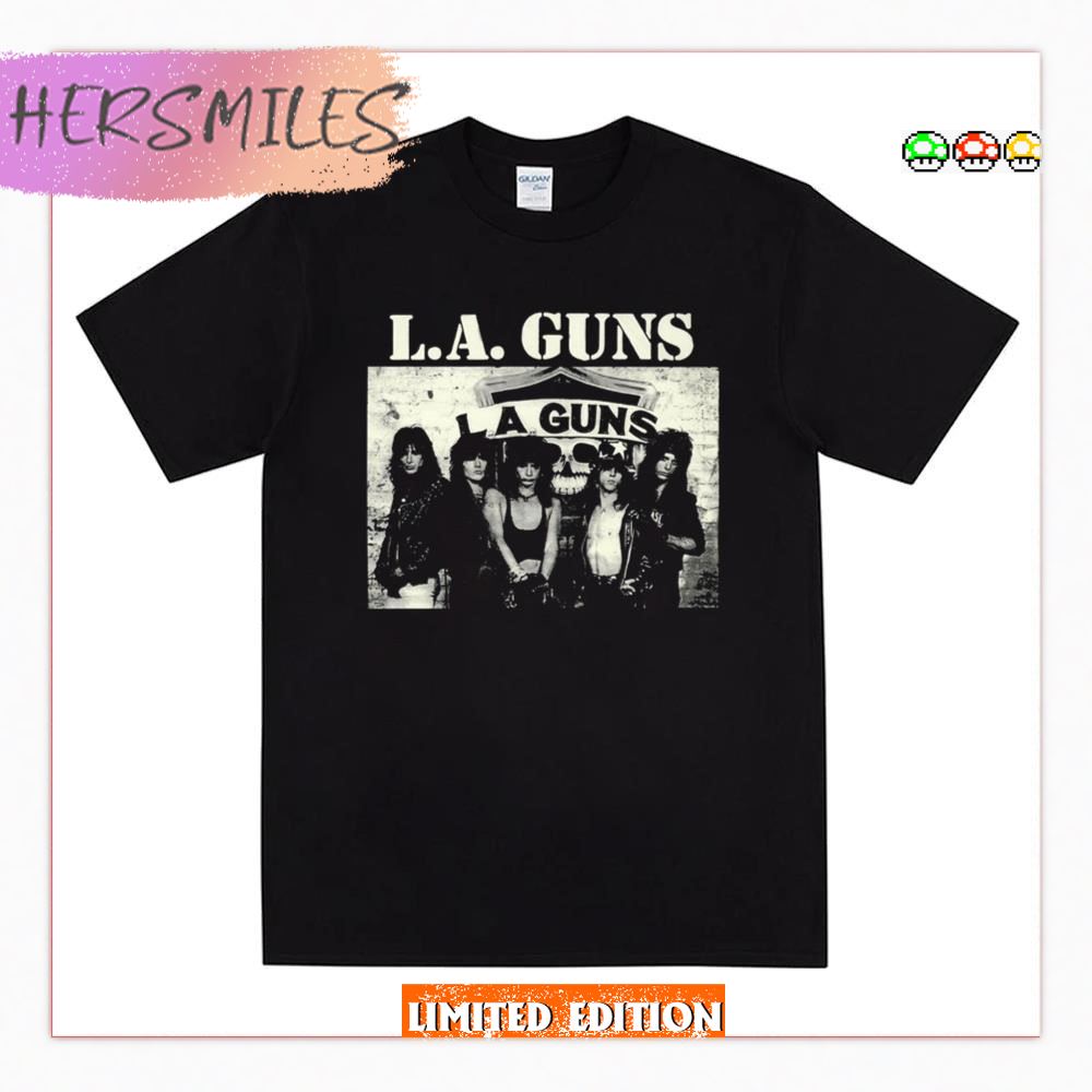 Let You Down L A Guns Band  T-shirt