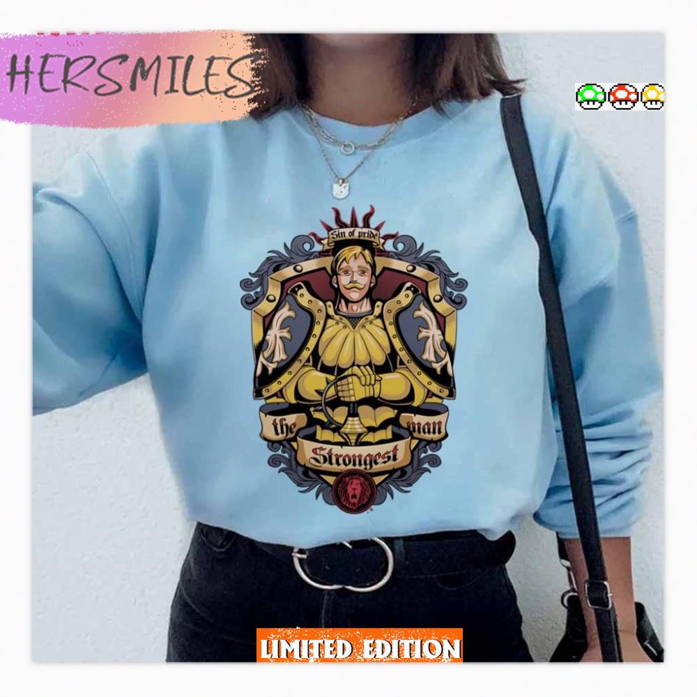 Lion’s Sin Of Pride Escanor The Seven Deadly Sins  T-shirt