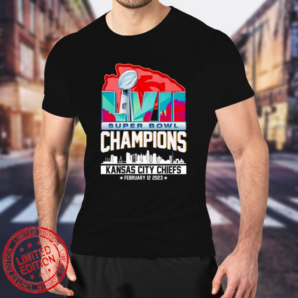 LviI super bowl champions Kansas city Chiefs february city 12 2023 T-Shirt