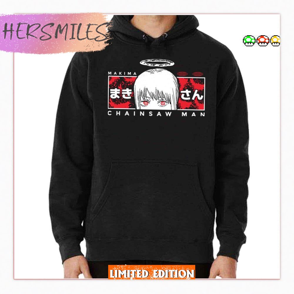 Makima Eyes Chainsaw Man The Angel Circle  T-shirt