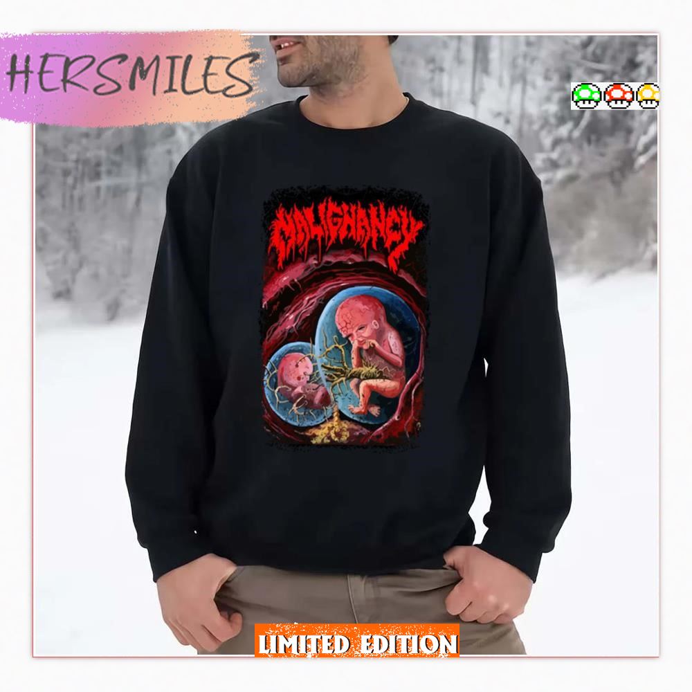 Malignancy Band Merch 2023 New Tour  T-shirt