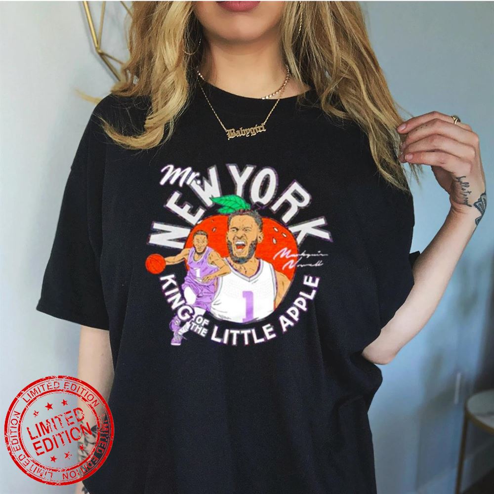 Markquis Nowell Mr. New York king of the little apple signature T-Shirt Markquis Nowell Mr. New York king of the little apple signature T-Shirt