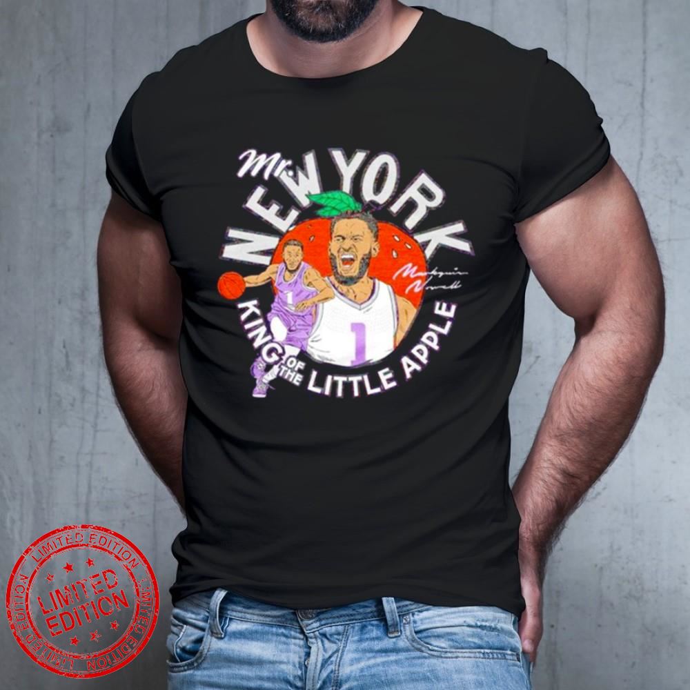 Markquis Nowell Mr. New York king of the little apple signature T-Shirt Markquis Nowell Mr. New York king of the little apple signature T-Shirt