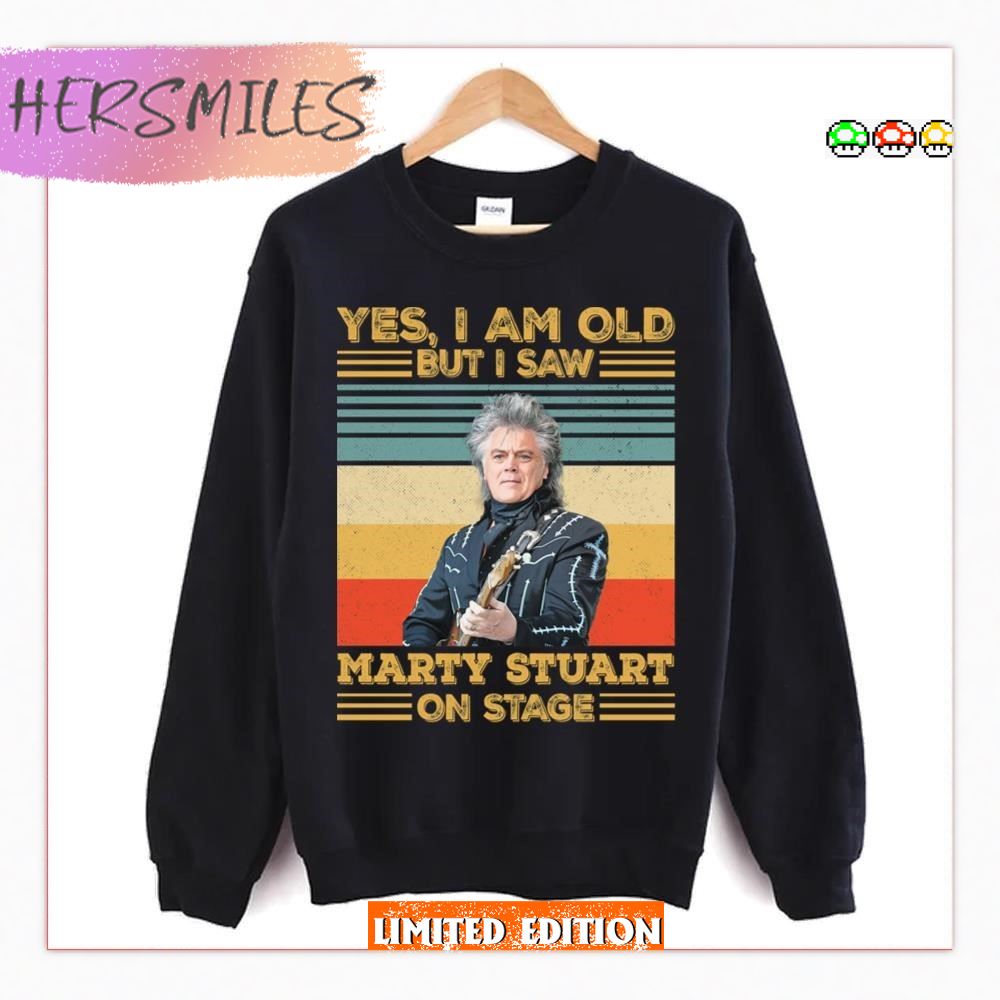 Marty Stuart Time Don’t Wait I Saw Marty On Stage T-Shirt