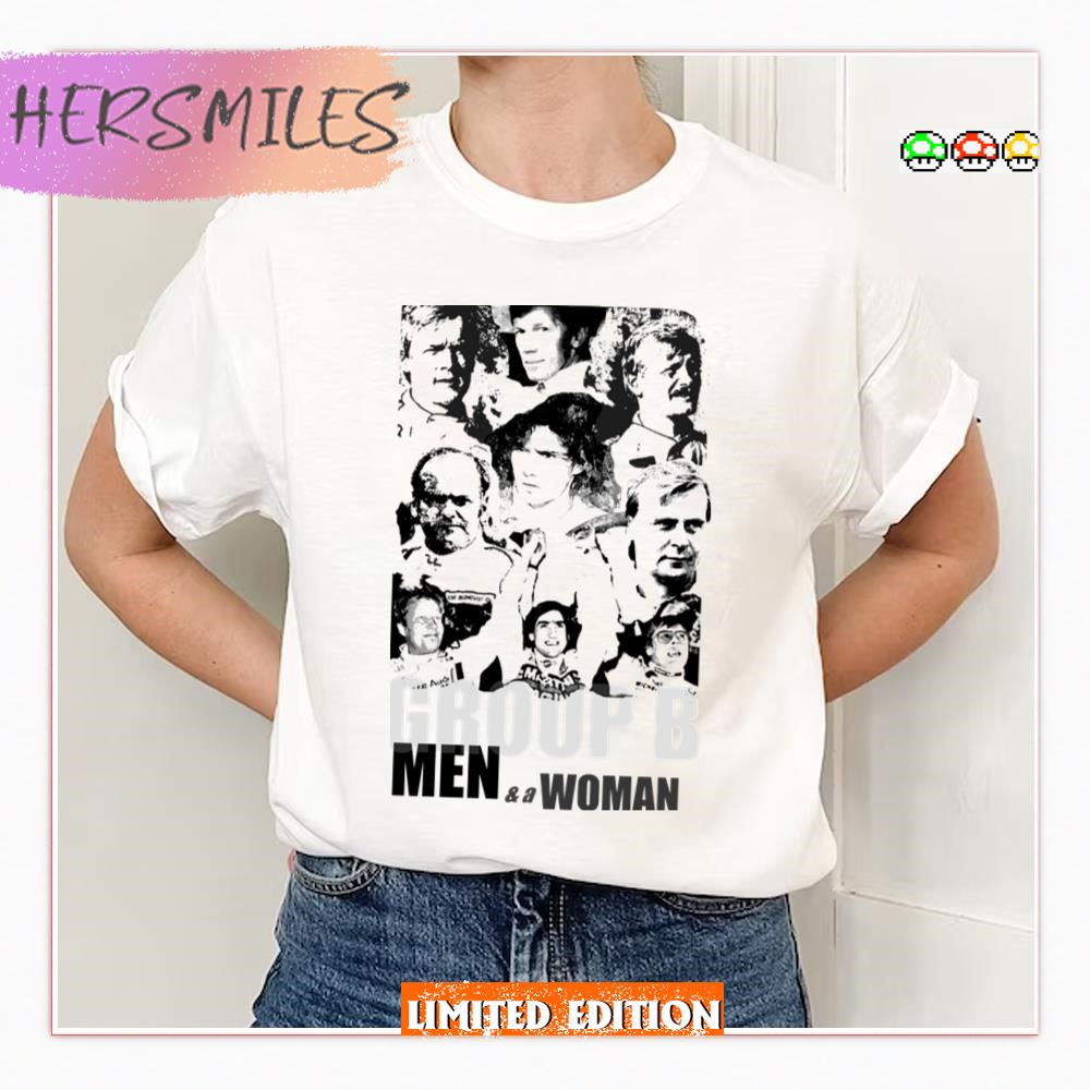 Men & A Woman Group B Rally Drivers Henri Toivonen T-shirt Men & A Woman Group B Rally Drivers Henri Toivonen T-shirt