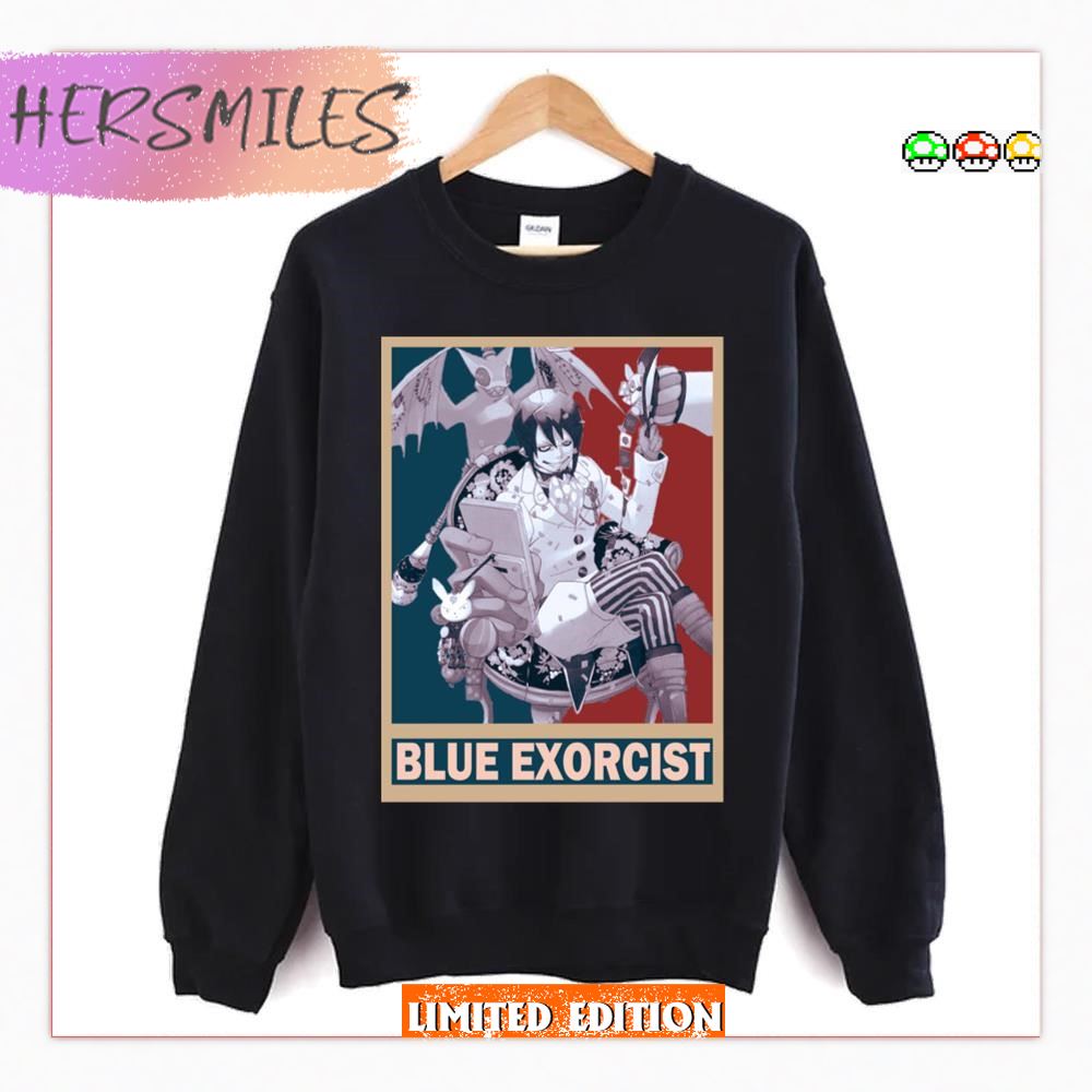Mephisto Pheles Blue Exorcist Ao No Ekusoshisuto Vintage Vector T-shirt Mephisto Pheles Blue Exorcist Ao No Ekusoshisuto Vintage Vector T-shirt