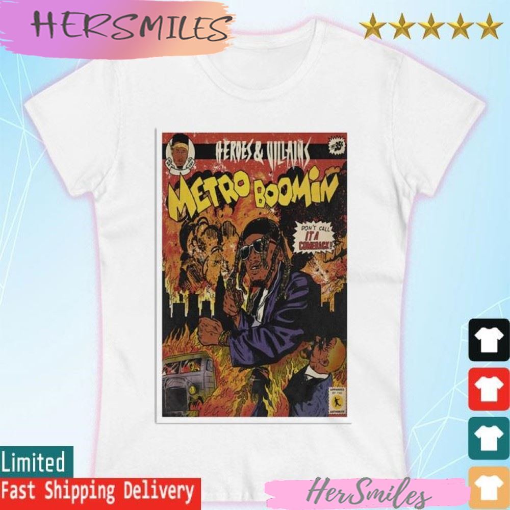 Metro Boomin Comic T-shirt Metro Boomin Comic T-shirt