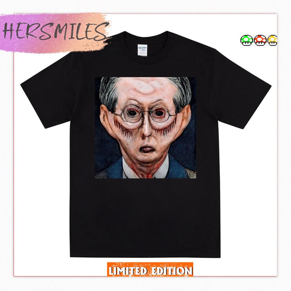 Mitch Mcconnell Junji Ito Politicians T-shirt