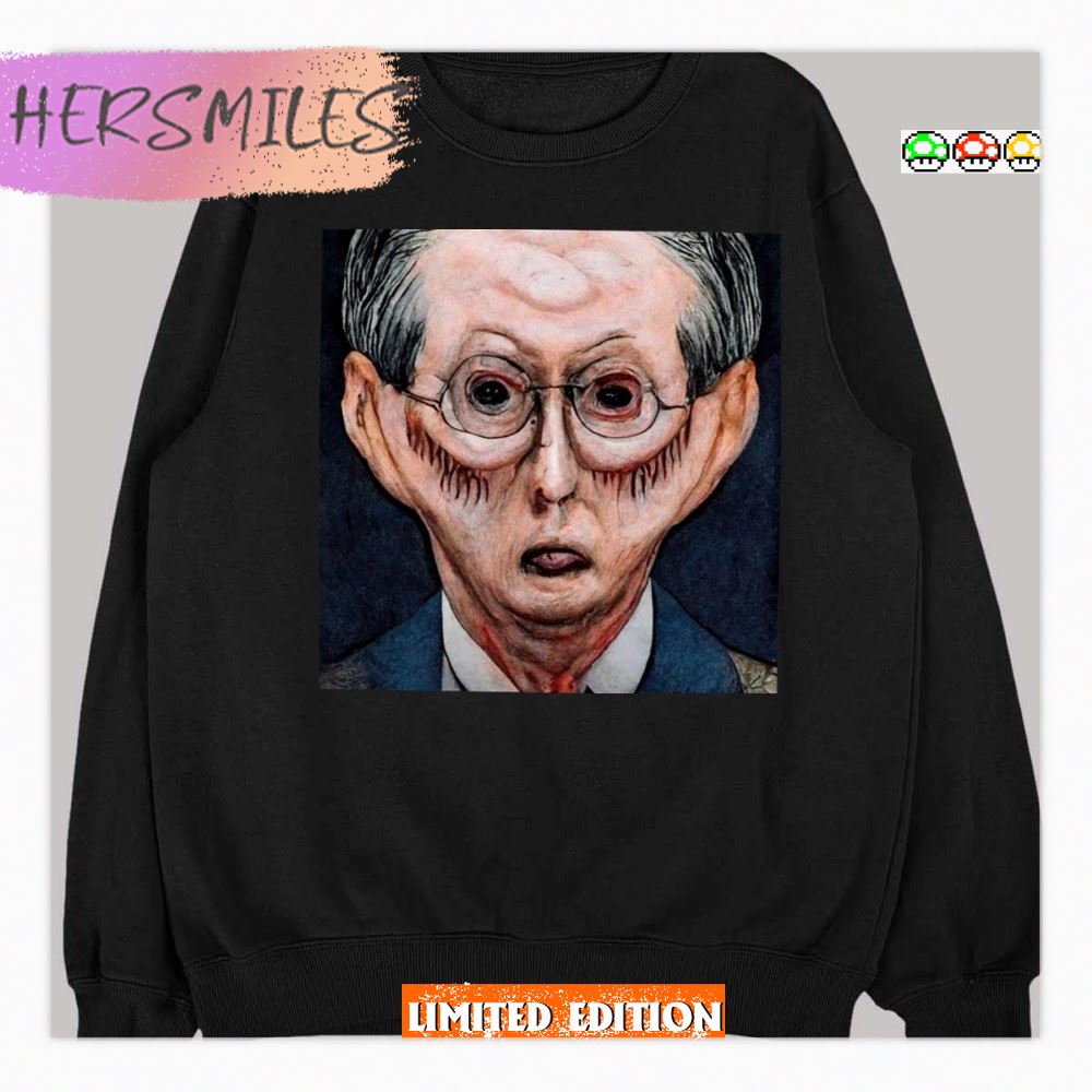 Mitch Mcconnell Junji Ito Politicians T-shirt