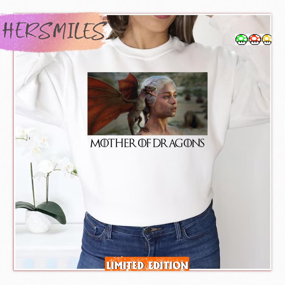 Mothers Of Dragons Emilia Clarke Game Of Thrones  T-shirt