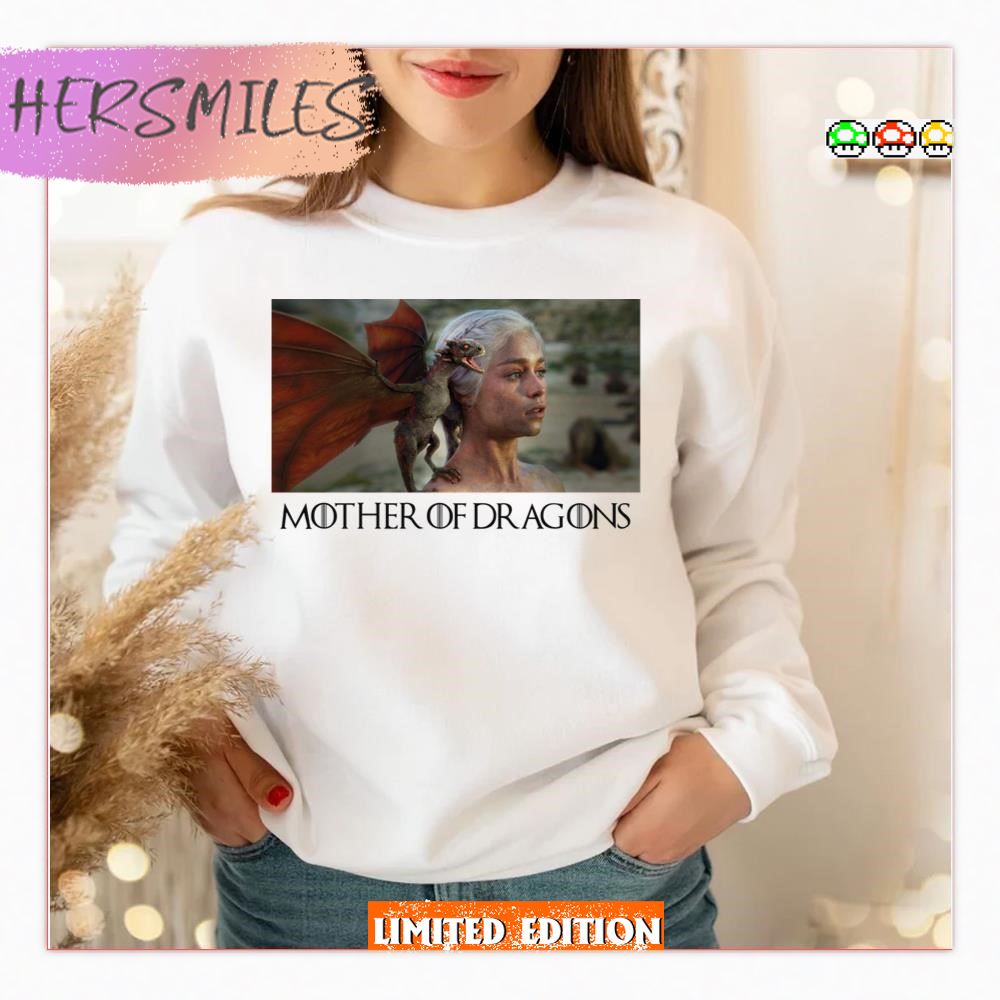 Mothers Of Dragons Emilia Clarke Game Of Thrones  T-shirt