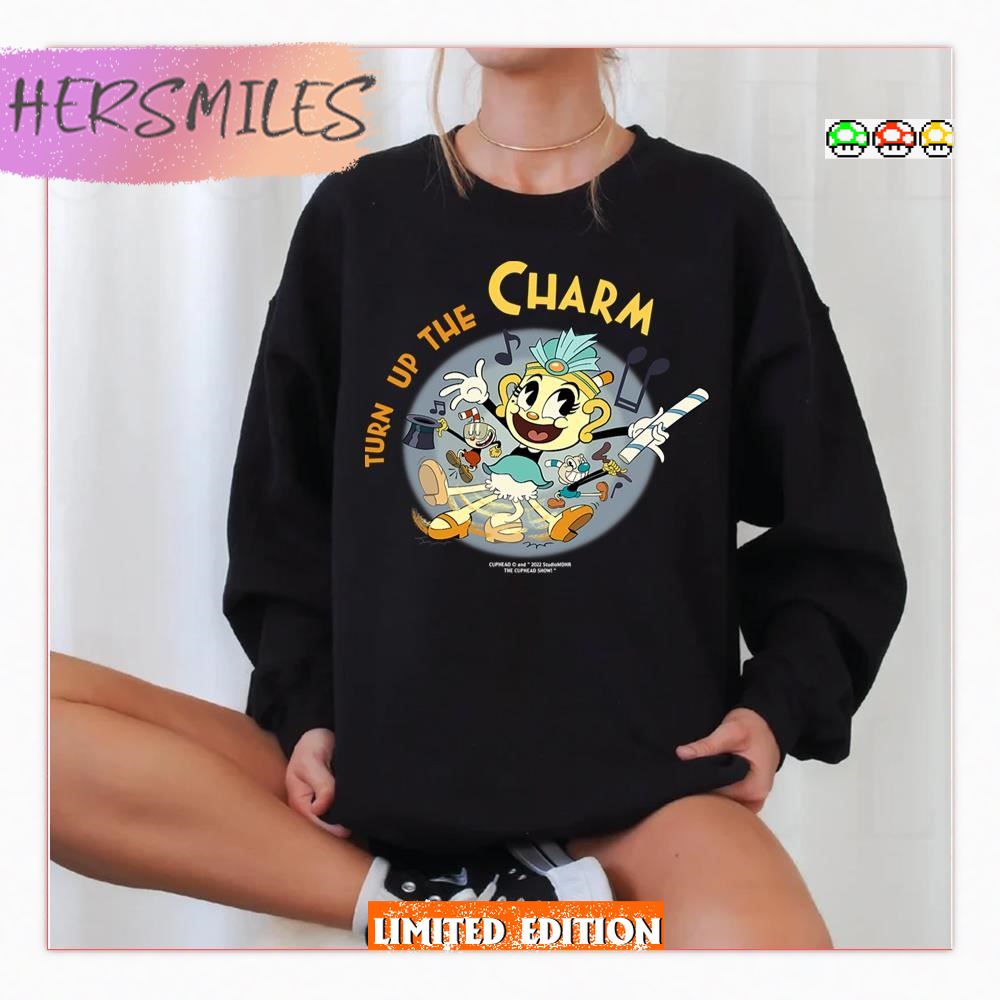 Ms Chalice Turn Up The Charm The Cuphead Show  T-shirt