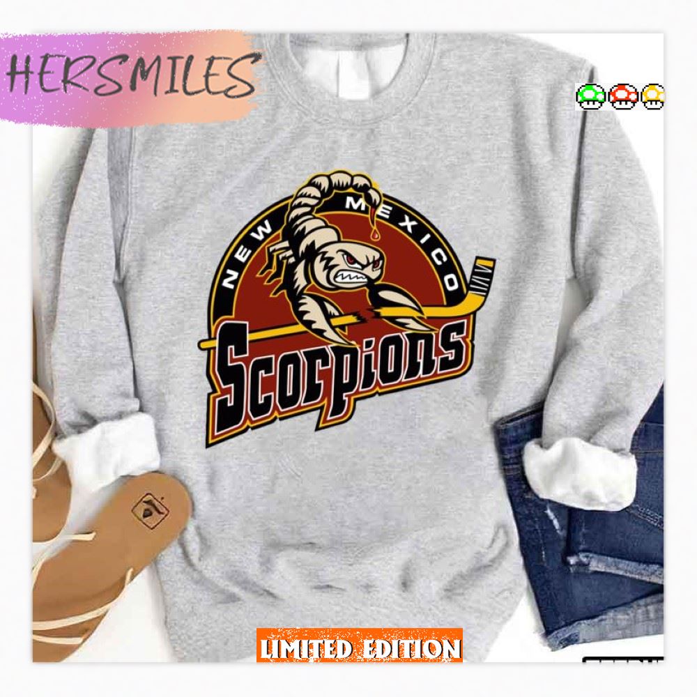 New Mexico Scorpions Ice Hockey Logo T-shirt