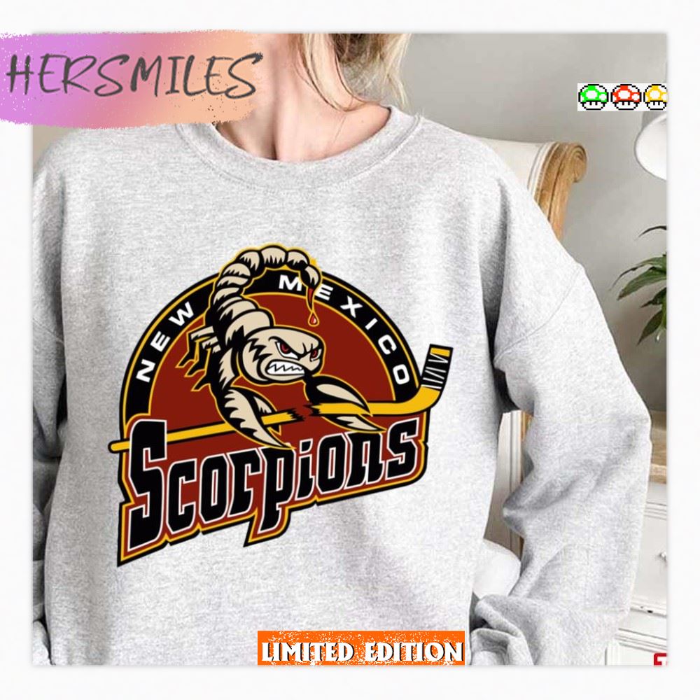 New Mexico Scorpions Ice Hockey Logo T-shirt