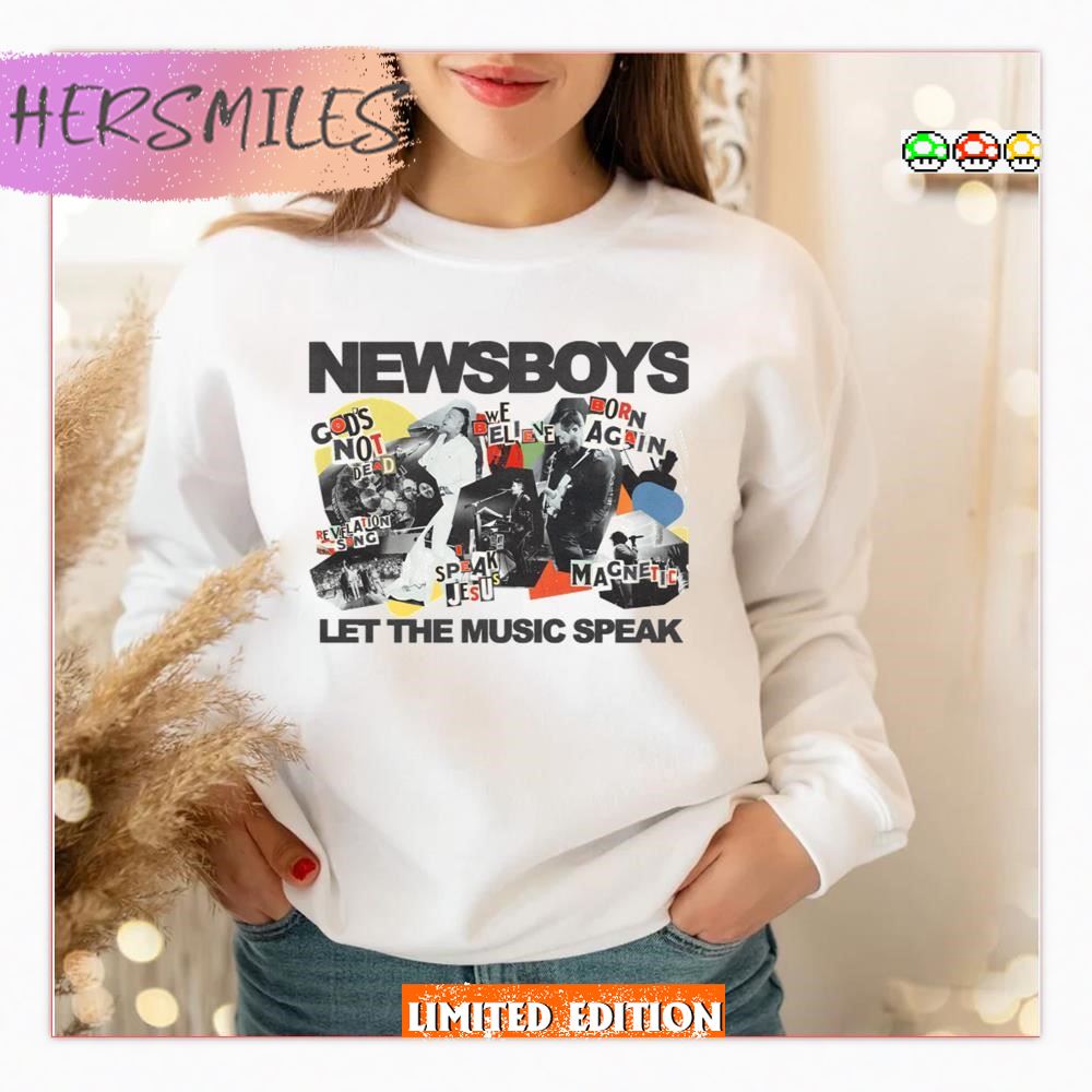 Newboys Music Speak United 2023 New Tour T-shirt