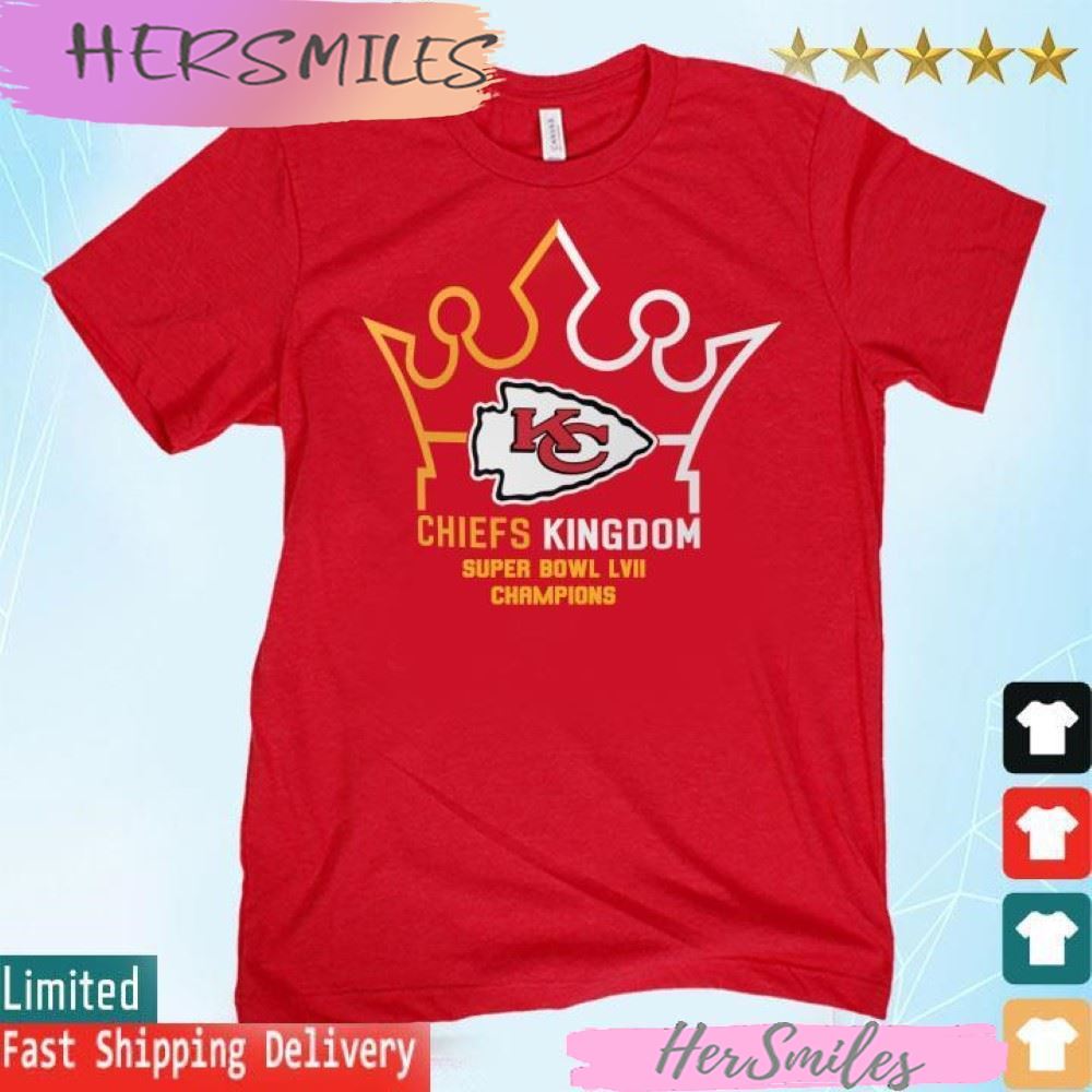 Nice Kansas City Chiefs Super Bowl LVII Chiefs Kingdom T-shirt
