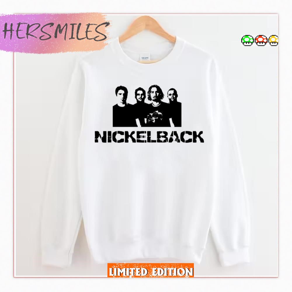Nickleback Is Back Black Art  T-shirt
