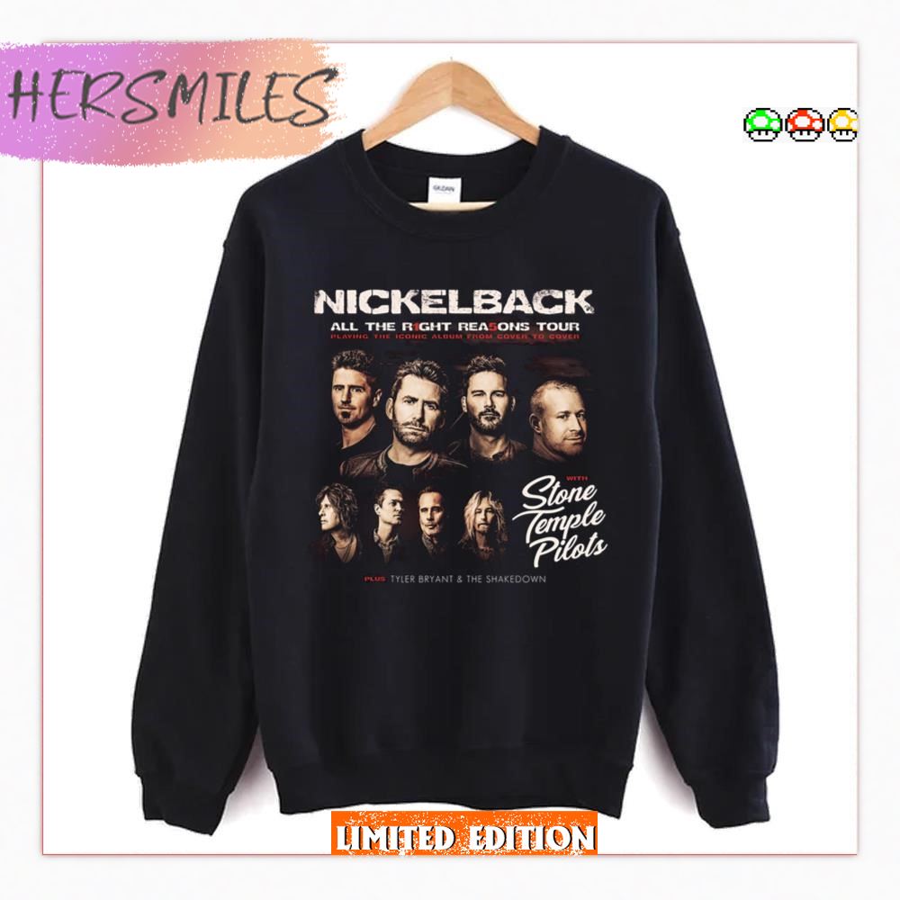 Nickleback Tour 2022 Malamsenin  T-shirt