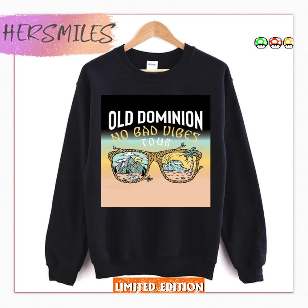 No Bad Vibes Old Dominion 2023 New Tour T-shirt No Bad Vibes Old Dominion 2023 New Tour T-shirt