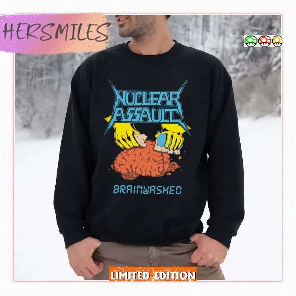 Nuclear Assault Brainwashed Premium  T-shirt